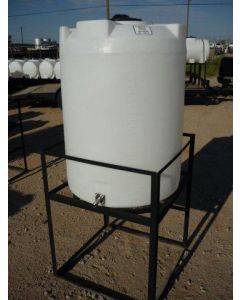 205 GALLON R.A.W. VERTICAL TANK ON METAL STAND (31" D x 74" H)