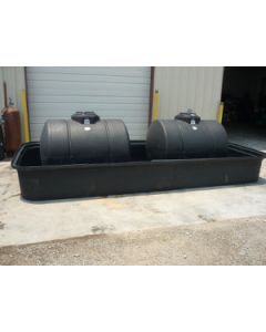 1500 GALLON SIEVERS DOUBLE CONTAINMENT TANK - BLACK