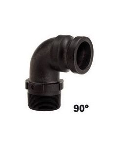 90° - Male Adapter with Male Thread