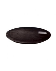 16" HINGED VENTLESS LID WITH RING