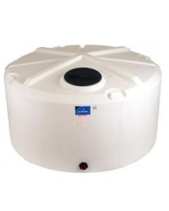 1050 GALLON ACE ROTO-MOLD GUSSETED TOP VERTICAL TANK (86" D x 50" H)