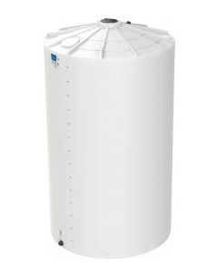 12,500 GALLON ACE ROTO-MOLD GUSSETED TOP VERTICAL TANK - 1.7 SG (142" D x 208" H)