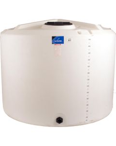 1500 GALLON ACE ROTO-MOLD GUSSETED TOP VERTICAL TANK (86" D x 69" H)